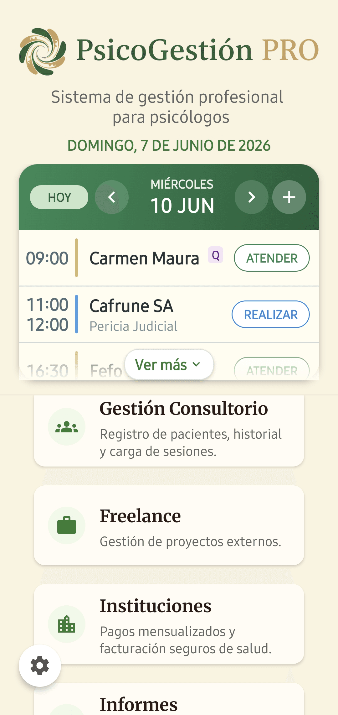 App PsicoGestión PRO